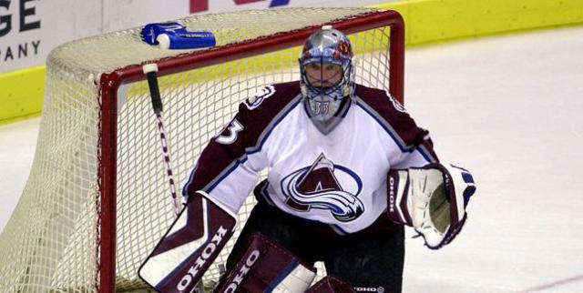 Photo hockey NHL : P. Roy entraîneur du Colorado - NHL : National Hockey League - AHL
