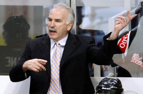 Photo hockey NHL Chicago: Quenneville hospitalisé - NHL : National Hockey League - AHL