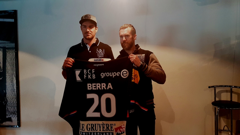 Photo hockey NLA: Reto Berra présenté - Suisse - National League : Fribourg (Fribourg-Gottéron)