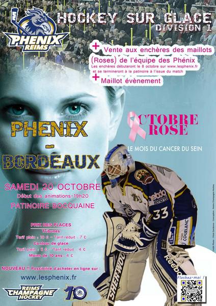 Photo hockey Octobre Rose chez les Phénix - Division 1 : Reims (Les Phénix)