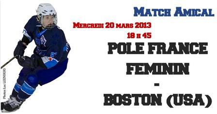 Photo hockey Pôle Fém. Boston à Chambéry - Hockey Féminin