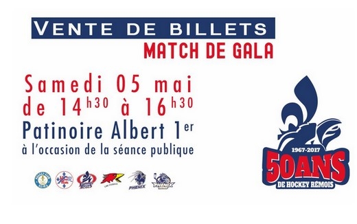Photo hockey Reims - Match de gala des 50 ans - Billeterie - Division 3 : Reims (Les Phénix)