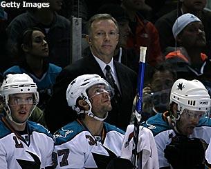 Photo hockey San José disgracie son entraîneur - NHL : National Hockey League - AHL