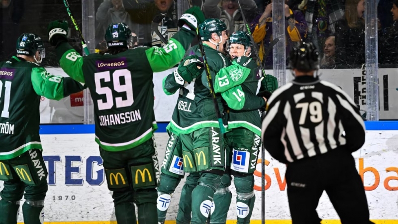 Photo hockey SHL : Färjestad cartonne - Hockey en Europe