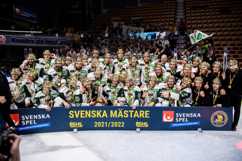 Photo hockey SHL : Färjestad champion ! - Hockey en Europe