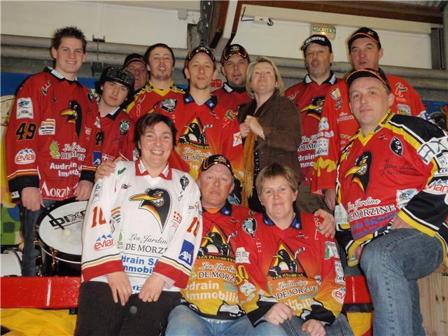 Photo hockey Supporters : Les givrés de la banquise - Ligue Magnus : Morzine-Avoriaz (Les Pingouins)