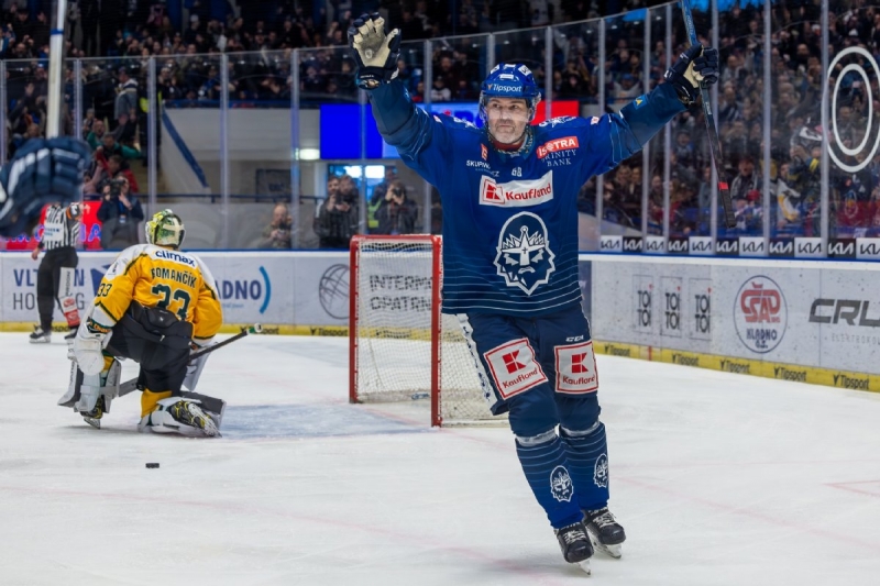 Photo hockey TELH : Jágr et Kladno régalent - TELH - Tipsport Extraliga Ledního Hokeje