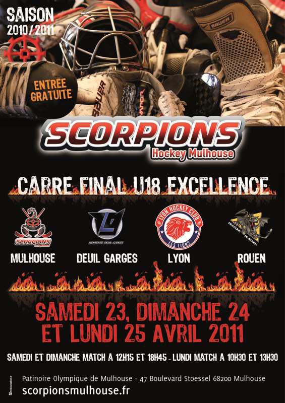 Photo hockey U18 Exc : Carré final à Mulhouse - Hockey Mineur