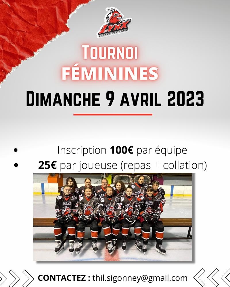 Photo hockey Valence Tournoi Féminines en Avril - Hockey Féminin : Valence (Les Lynx)