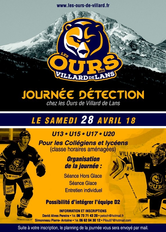 Photo hockey Villard Mineur - Journée de détection - Hockey Mineur : Villard-de-Lans (Les Ours)