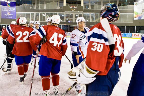 Photo hockey album Amical : France - Norvège