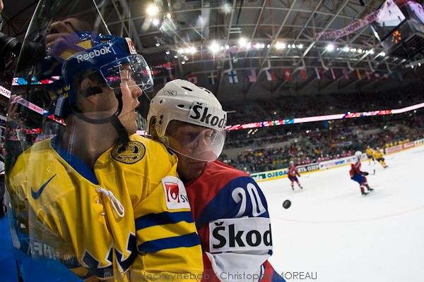 Photo hockey album Hockey Mondial 10 : Suède - Norvège