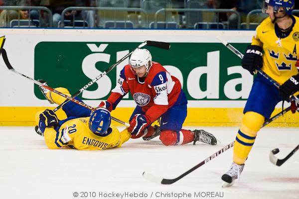 Photo hockey album Hockey Mondial 10 : Suède - Norvège