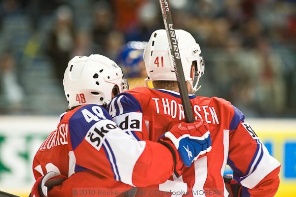 Photo hockey album Hockey Mondial 10 : Suède - Norvège