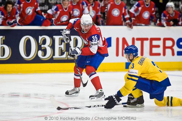 Photo hockey album Hockey Mondial 10 : Suède - Norvège