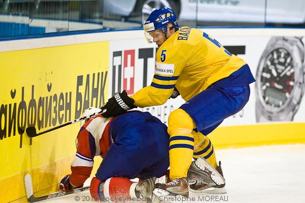 Photo hockey album Hockey Mondial 10 : Suède - Norvège