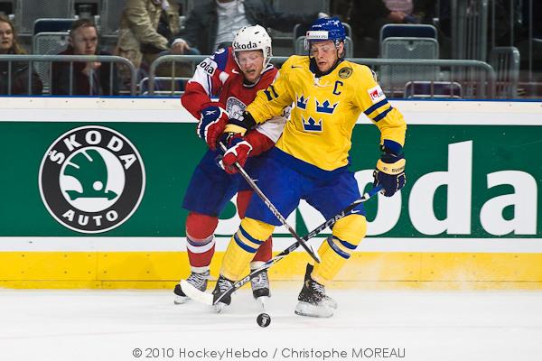 Photo hockey album Hockey Mondial 10 : Suède - Norvège