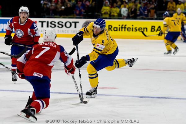 Photo hockey album Hockey Mondial 10 : Suède - Norvège