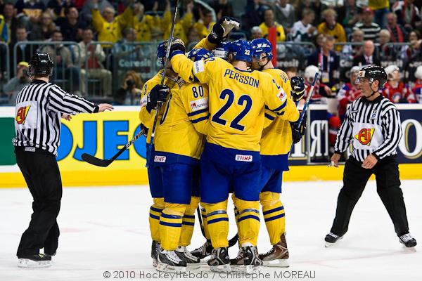 Photo hockey album Hockey Mondial 10 : Suède - Norvège