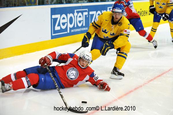 Photo hockey album Hockey Mondial 10 : Suède - Norvège