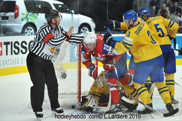 Photo hockey album Hockey Mondial 10 : Suède - Norvège