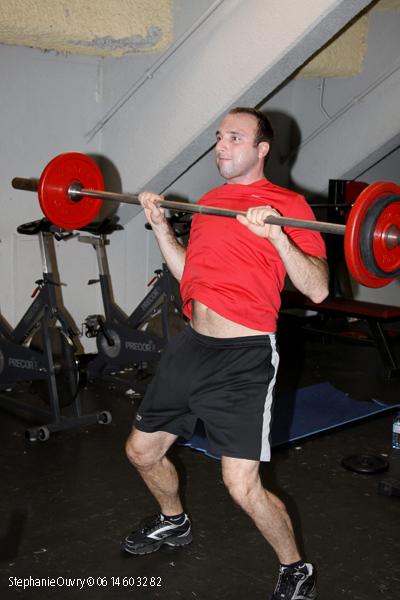 Photo hockey album Le préparateur physique sur le devant