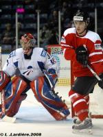 Photo hockey album Mondiaux : 2ème journée - Suisse / France - L. Lardière