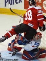 Photo hockey album Mondiaux : 2ème journée - Suisse / France - L. Lardière