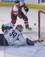 Photo hockey album Mondiaux : 2ème journée - Suisse / France - N. Leleu