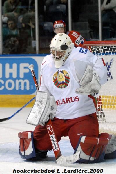 Photo hockey album Qualification  : J1 Russie / Biélorussie