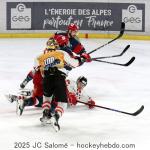 Photo hockey match Grenoble  - Nice le 01/03/2025