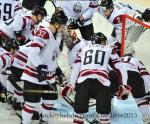 Photo hockey match Lettonie - United States of America le 05/05/2013