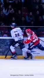 Photo hockey match Lyon - Caen  le 02/12/2025