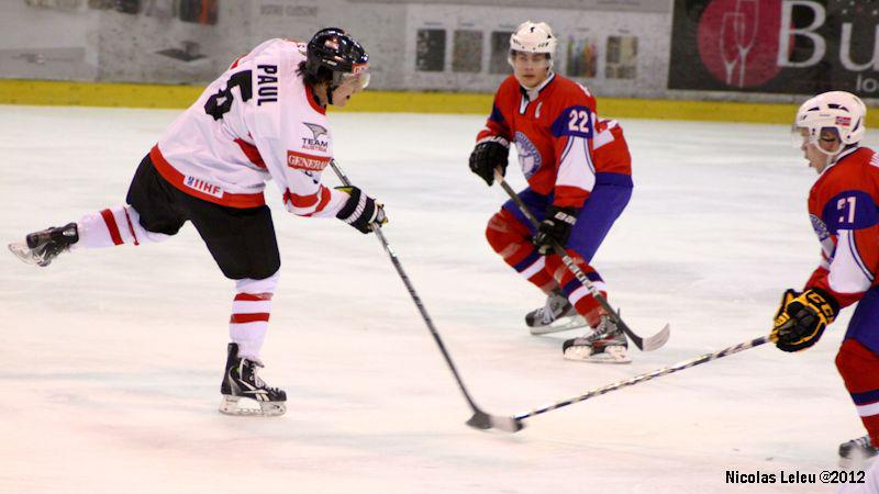 Photo hockey reportage CM U20 : Démonstration nordique