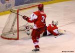 Photo hockey reportage CM U20 : Le Bélarus en argent