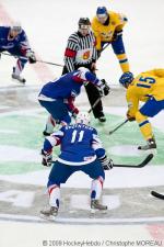 Photo hockey reportage CM09 Qualif J5 : La Suède d'un patin