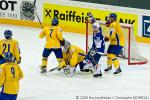 Photo hockey reportage CM09 Qualif J5 : La Suède d'un patin