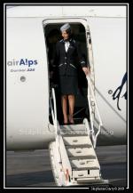 Photo hockey reportage Conti Cup : Arrivée des Foxes de Bolzano