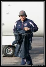 Photo hockey reportage Conti Cup : Arrivée des Foxes de Bolzano