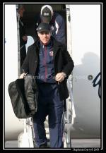 Photo hockey reportage Conti Cup : Arrivée des Foxes de Bolzano