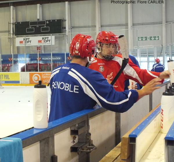 Photo hockey reportage Grenoble: Entrainement à Yverdon