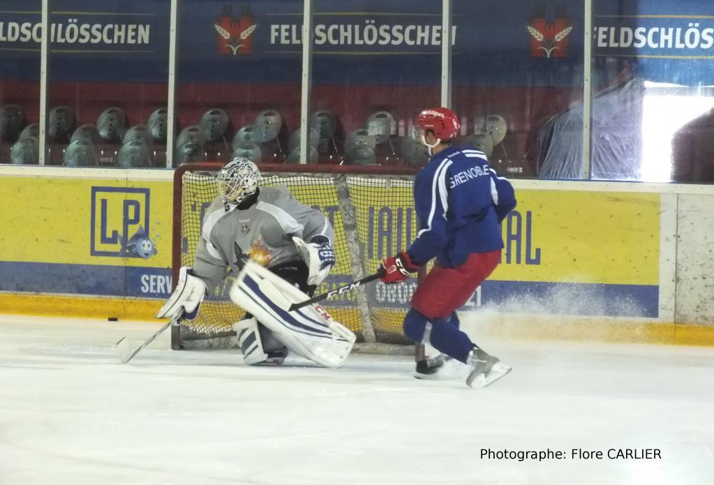 Photo hockey reportage Grenoble: Entrainement à Yverdon
