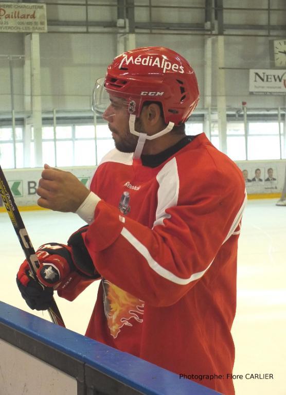 Photo hockey reportage Grenoble: Entrainement à Yverdon