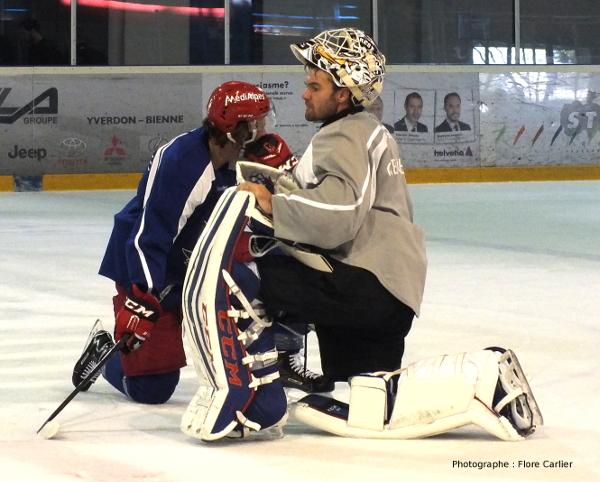 Photo hockey reportage Grenoble: Entrainement à Yverdon