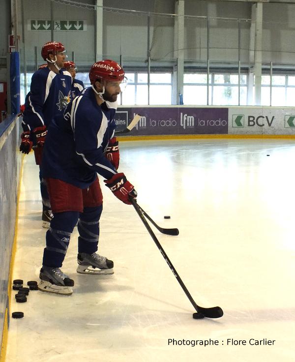 Photo hockey reportage Grenoble: Entrainement à Yverdon