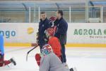 Photo hockey reportage L'entraînement suisse du CSKA