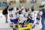 Photo hockey reportage Le sacre des françaises