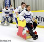 Photo hockey reportage Le sacre des françaises