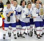 Photo hockey reportage Le sacre des françaises