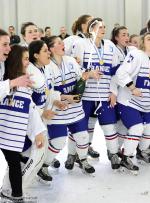 Photo hockey reportage Le sacre des françaises